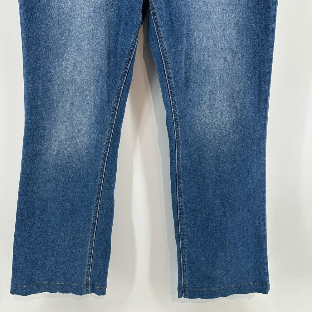 Nicole Miller New York Soho Jeans Womens 10 Blue Denim High Rise Bootcut Stretch - Picture 2 of 10